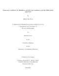 Cover page: Some new methods for Hamilton-Jacobi type nonlinear partial differential equations