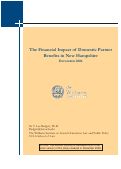 Cover page: The Financial Impact of Domestic Partner Benefits in New Hampshire