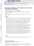 Cover page: Undeclared formaldehyde levels in patient consumer products: formaldehyde test kit utility