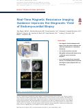 Cover page: Real-Time Magnetic Resonance Imaging Guidance Improves the Diagnostic Yield of&nbsp;Endomyocardial Biopsy