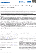 Cover page: Cardiovascular Disease Risk Factor Control in People With and Without HIV.