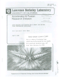 Cover page: Spot Heating Calculationfor a Heavy Ion Driven High Temperature Experiment