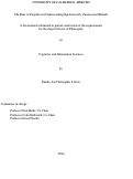 Cover page: The Role of Prejudice in Understanding Epistemically Unwarranted Beliefs