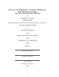 Cover page: Advances In Explainable Artificial Intelligence, Fair Machine Learning, And The Intersections Thereof