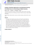 Cover page: Inorganic Chemistry Approaches to Activity-Based Sensing: From Metal Sensors to Bioorthogonal Metal Chemistry