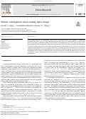 Cover page: Feature contingencies when reading letter strings.