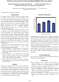 Cover page: Memory Systems Involved in Updating Multiple Object Locations