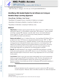 Cover page: Identifying HIV-related digital social influencers using an iterative deep learning approach.