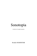 Cover page: Sonotopia