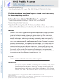 Cover page: Flexible target templates improve visual search accuracy for faces depicting emotion