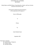 Cover page: Manly Martyrs and Pitiful Women: Negotiating Race, Gender, and Power in Salem Witchcraft Tourism Since 1880