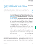 Cover page: Measuring Implicit Bias in ICU Notes Using Word-Embedding Neural Network Models.