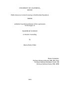 Cover page: Public Interest in Carrier Screening in the Brazilian Population