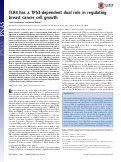 Cover page: TLR4 has a TP53-dependent dual role in regulating breast cancer cell growth