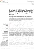Cover page: Understanding Microbial Community Dynamics in Up-Flow Bioreactors to Improve Mitigation Strategies for Oil Souring