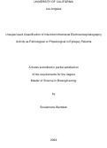 Cover page: Unsupervised Classification of Interictal Intracranial Electroencephalography Activity as Pathological or Physiological in Epilepsy Patients