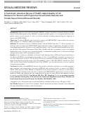 Cover page: A Systematic Literature Review of Health-related Quality of Life Measures for Women with Hypoactive Sexual Desire Disorder and Female Sexual Interest/Arousal Disorder