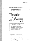 Cover page: Summary of the Research Progress Meeting of July 7,1949