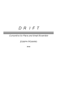 Cover page: Drift