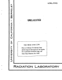 Cover page: A CENTRIFUGAL-PUMP TARGET ASSEMBLY FOR THE CYCLOTRON BOMBARDMENT OF LIQUIDS