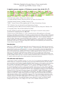 Cover page of Complete genome sequence of Tolumonas auensis type strain (TA 4T)
