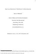 Cover page: Some uses of head nods in “third position” in talk-in-interaction