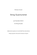 Cover page: String Qua(ntum)rtet