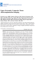Cover page: Upper extremity composite tissue allotransplantation imaging.