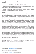 Cover page: Modeling occupancy distribution in large spaces with multi-feature classification algorithm