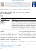 Cover page: Laboratory performance and construction challenges for plant produced asphalt mixes containing RAP and RAS