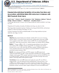 Cover page: Elevated Intraindividual Variability in Executive Functions and Associations with White Matter Microstructure in Veterans with Mild Traumatic Brain Injury