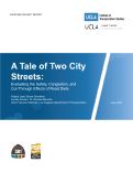 Cover page of A Tale of Two City Streets: Evaluating the Safety, Congestion, and Cut-Through Effects of Road Diets