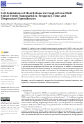 Cover page: Self-Limitations of Heat Release in Coupled Core-Shell Spinel Ferrite Nanoparticles: Frequency, Time, and Temperature Dependencies
