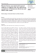 Cover page: Disease factors associated with spousal influence on diabetic diet: An exploratory comparison of Vietnamese American and White older adults