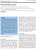 Cover page: Ulcerated tophaceous gout