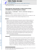 Cover page: Transcriptional characterization of Vibrio fischeri during colonization of juvenile Euprymna scolopes