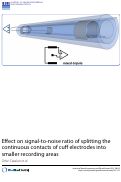 Cover page: Effect on signal-to-noise ratio of splitting the continuous contacts of cuff electrodes into smaller recording areas