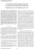 Cover page: A co-benefit and tradeoff evaluation framework for connected and automated vehicle applications