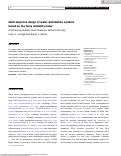 Cover page: Multi-objective design of water distribution systems based on the fuzzy reliability index