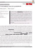 Cover page: Contextualising coronavirus geographically