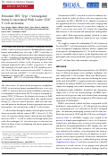 Cover page: Persistent HIV Type 1 Seronegative Status Is Associated With Lower CD8+ T-Cell Activation