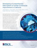 Cover page: Developing a Comprehensive Data System to Further Continuous Improvement in California