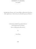 Cover page: Modeling Topic Presence and Covariate Effects in Hierarchical Text Data With Applications to United States Local Health Department Websites