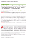 Cover page: Methamphetamine‐Associated Heart Failure Hospitalizations Across the United States: Geographic and Social Disparities