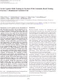 Cover page: Social Cognitive Skills Training for Psychosis With Community-Based Training Exercises: A Randomized Controlled Trial.