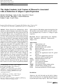 Cover page: The Alpha Linolenic Acid Content of Flaxseed is Associated with an Induction of Adipose Leptin Expression