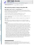 Cover page: RNA Sequencing Analysis of Salivary Extracellular RNA