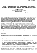 Cover page: Short-term and long-term Vadose zone monitoring: Current technologies, development, and 
applications