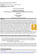 Cover page: THE RISE OF THE PUBLICS: American Democracy, the Public University Ideal, and the University of California by John Aubrey Douglass, UC Berkeley CSHE 1.18 (February 2018)