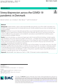 Cover page: Stress/depression across the COVID-19 pandemic in Denmark